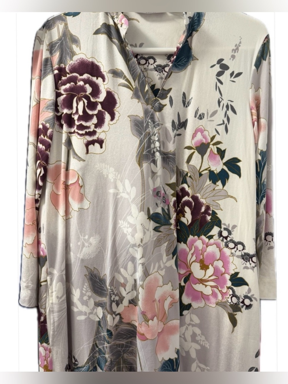 NWT Natori Cozy Knit Caftan Size Medium - Multi-coloured